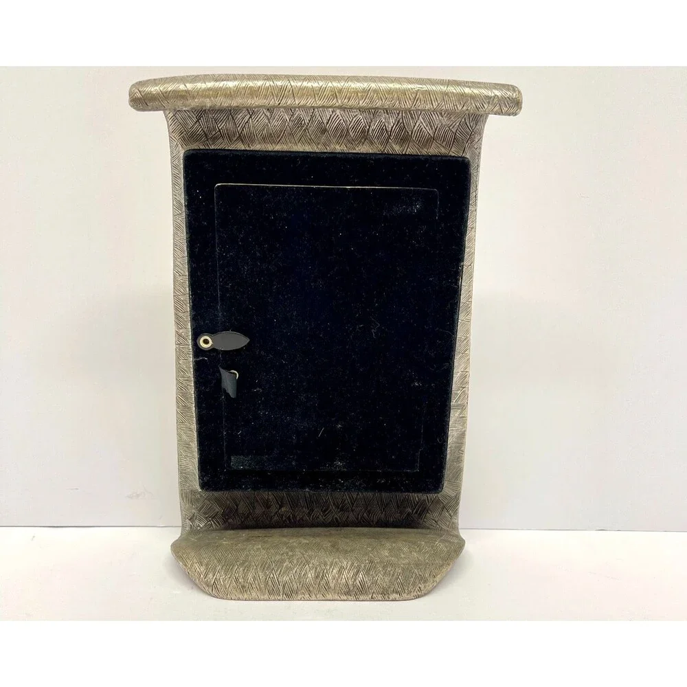 Modernist Silver Ceramic Wave Picture Frame 3.5X5 Self Standing-Scroll Design